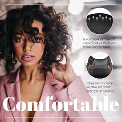 MYKURS wig cap under wig ensures secure fit and natural look