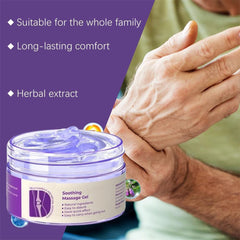 MYSQIHO Gel para articulaciones purpura, masaje cómodo en rodillas y espalda.