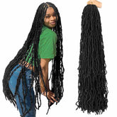 Mytarku seven-pack 36-inch soft locs crochet hair for a full, light feel.