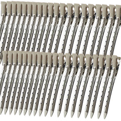 Mythos duck bill clip silver 3.46in securely holds hair during styling