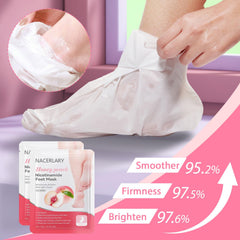 Nacerlary foot mask one-size-fits-most design for comfortable wear.