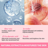 Nacerlary foot mask wearing socks demonstrates easy 40-minute treatment.