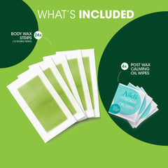 Nad's at-home wax kit ready-to-use for quick hair removal.