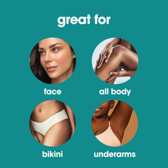 Nad's wipes are suitable for face, body, and bikini after waxing.