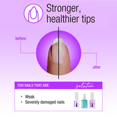 Nail Tek Formula 4 Xtra, aplicador-pincel para aplicar tratamiento reparador