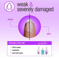 Nail Tek Rescue System hydration with Pentavitin formula for lasting moisture