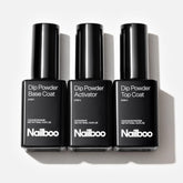Nailboo Base Coat bottle for smooth adhesion and long-lasting nails.