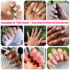 Nailboo pigmentacion vibrante dip claro para uñas llamativas con poco esfuerzo