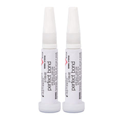 Nailene Perfect Bond Glue bottle showing fast bonding on nails.
