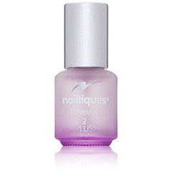 Nailtiques Nail Protein Formula 2 Plus bottle, highlighting protective treatment for stronger, healthier-looking nails.