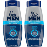 NAIR Men Hair Removal Body Cream tube with pack-2 for convenient at-home use.