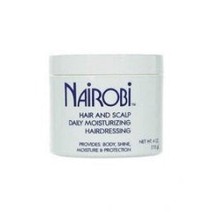 Nairobi crema hidratante diaria para cabello y cuero cabelludo, bote de 4 oz