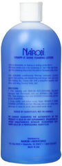 Nairobi Wrapp-It Shine foaming lotion foam for smooth distribution.