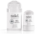Nakd. Piedra de cristal desodorante regular, controla olores sin aluminio