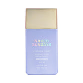 Naked Sundays CabanaGlow bottle pour showing easy dispensing for daily SPF