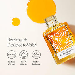Naked & Thriving Rejuvenate argan oil ingredient highlights skin suppleness.