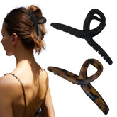 Nalodu 5-inch extralarge claw clip closeup secures thick hair.