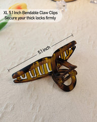 Nalodu xl claw clip with matte finish demonstrates stylish, practical design.