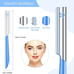 NANAN facial razor with protective cap preserves blade cleanliness
