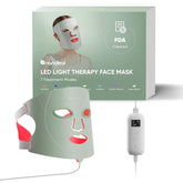Nanoleaf LED light therapy mask front view offers full-face coverage for easy sessions