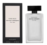 NARCISO RODRIGUEZ Pure Musc bottle close-up highlighting musk and floral notes for daily wear.