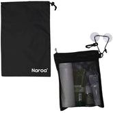 Naroa waterproof toiletry bag closed for dry storage during travel.