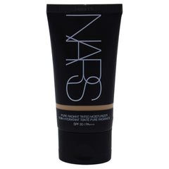NARS Pure Radiant Tinted Moisturizer spread on skin for even tone and hydration.