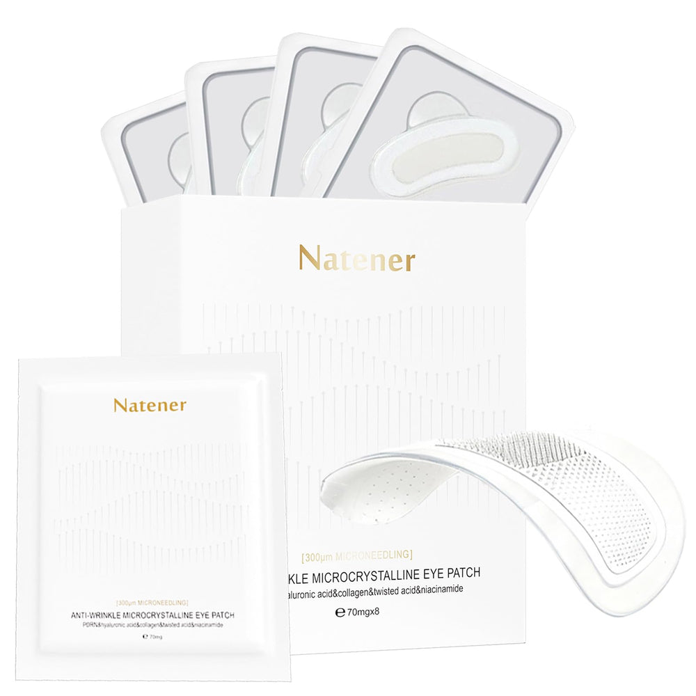 Parches Natener para ojos con micro-dardo que facilita la penetración de activos.