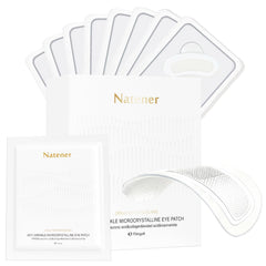 Natener PDRN micro eye patches pack ready for easy application and refreshed under-eye appearance.
