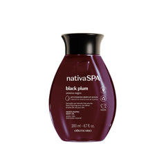 NATIVA SPA Black Plum Body Oil bottle shows premium hydration and design