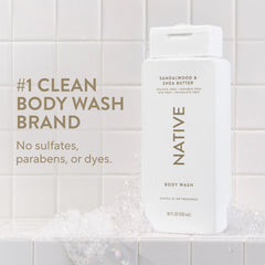 Native gel de ducha: aroma a sandalo realza la ducha.