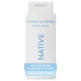 Native Body Wash botella frontal, limpieza suave para todo tipo de piel