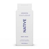 Native Body Wash: botella sin fragancia para una ducha suave