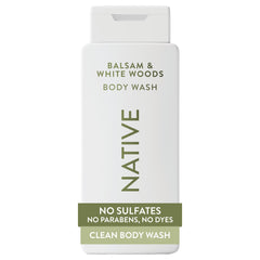 Native Body Wash: espuma cremosa para una limpieza suave y revitalizante.