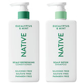 Native champú detox en botella, limpieza profunda para cuero cabelludo y cabello
