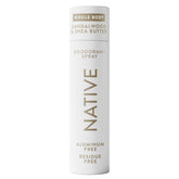 Native Desodorante corporal spray 99 ml con sándalo y manteca de karité.