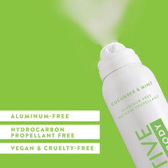 Native Desodorante corporal, etiqueta de ingredientes naturales visible, opción limpia para el día.