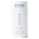 Native Desodorante Sensible en caja, protección suave y natural para todo el día