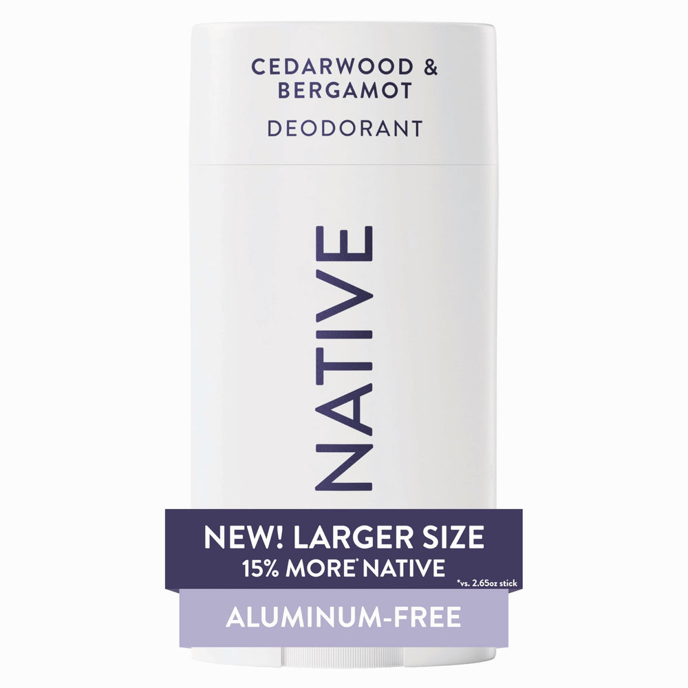 Native desodorante: aplicación suave para uso cómodo todo el día.