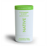Native desodorante sin plástico en envase de cartón; opción sostenible para el día a día