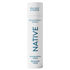 Desodorante spray Native Sal marina y cedro, refrescante aroma y protección