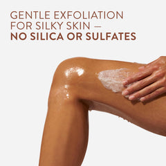 Native Exfoliating Body Scrub, olor coco-vainilla, momento de relajación en la ducha.
