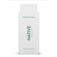 Native gel de baño eucalipto y menta, espuma suave que limpia sin resecar.