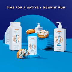Native gel de ducha Dunkin Vainilla Espolvoreada ingredientes naturales para piel suave