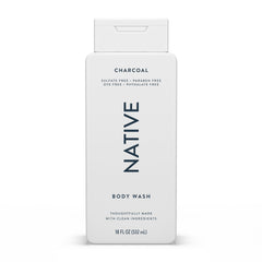 Native Gel de Ducha Cuerpo, botella visible para un lavado suave y refrescante.
