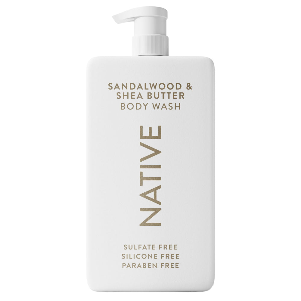 Native gel de ducha sin sulfatos limpieza suave para piel sensible