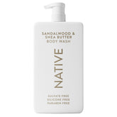 Native gel de ducha sin sulfatos limpieza suave para piel sensible