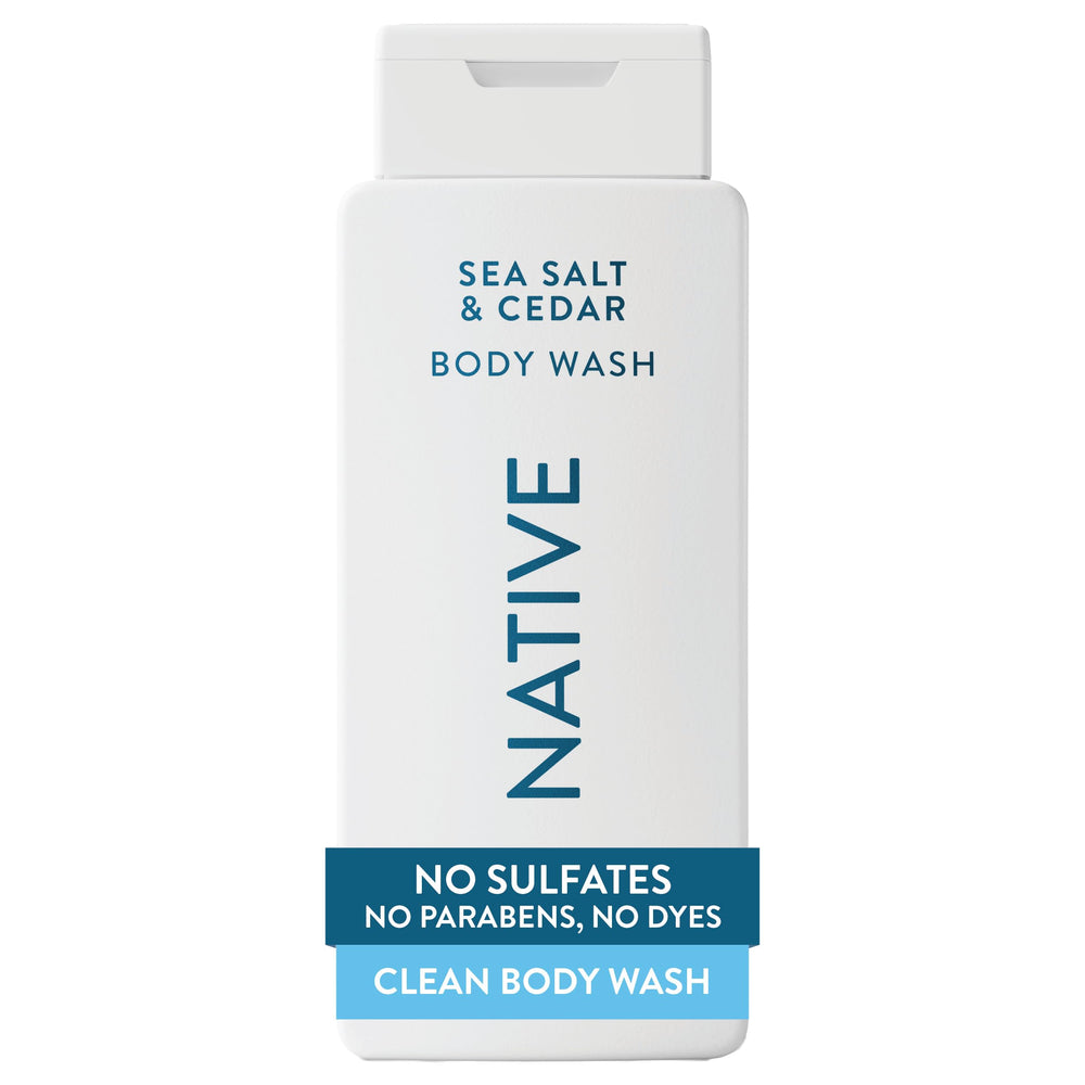 Native gel de ducha, bote: aroma marino para una sensación limpia y refrescante.