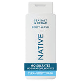 Native gel de ducha, bote: aroma marino para una sensación limpia y refrescante.