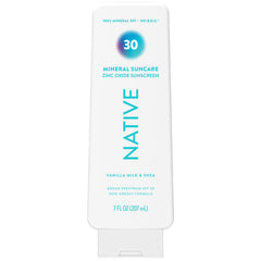 Protector solar mineral Native: frasco listo para protección diaria rostro y cuerpo